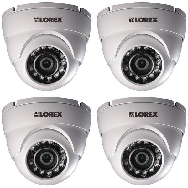 LEV1522B Super HD Dome Security Cameras for Lorex(R) HD DVR, 4 pk-Cameras-JadeMoghul Inc.