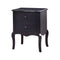 Lexie Rattling Spacious Night Stand, Traditional Style, Blue-Nightstands and Bedside Tables-Blue-Wood-JadeMoghul Inc.