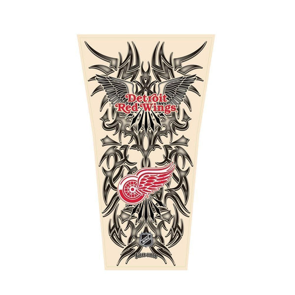 LICENSED NOVELTIES NHL Tribal Tattoo Sleeve (Mens One Size) - Detroit Red Wings Recreational Sport DistFanInk