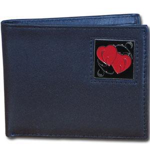 Licensed Sports Accessories - Bi-fold Wallet - Double Heart-Major Sports Accessories-JadeMoghul Inc.
