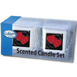 Licensed Sports Accessories - Candle Set - Double Heart-Home & Office,Candles,Candle Sets, Candle Sets-JadeMoghul Inc.