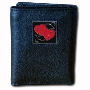 Licensed Sports Accessories - Tri-fold Wallet - Double Heart-Major Sports Accessories-JadeMoghul Inc.