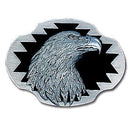 Licensed Sports Originals-Animals-Eagles - Eagle Profile Enameled Belt Buckle-Jewelry & Accessories,Buckles,Enameled Buckles,-JadeMoghul Inc.