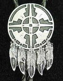 Licensed Sports Originals - Bolo - Indian Shield (Diamond Cut)-Jewelry & Accessories,Bolo Ties,Siskiyou Originals Bolo Ties-JadeMoghul Inc.