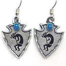 Licensed Sports Originals - Dangle Earrings - Kokopelli-Jewelry & Accessories,Bracelets,Dangle Earrings,Classic Dangle Earrings,Siskiyou Originals Classic Dangle Earrings-JadeMoghul Inc.