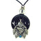 Licensed Sports Originals - Necklace - Wolf Dream Catcher-Jewelry & Accessories,Necklaces,Leather Cord Necklaces,Siskiyou Originals,Onyx Colored Accent-JadeMoghul Inc.