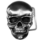 Licensed Sports Originals-Novelty-Skulls - Skull Antiqued Belt Buckle-Jewelry & Accessories,Buckles,Antiqued Buckles-JadeMoghul Inc.