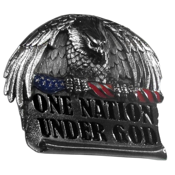 Licensed Sports Originals - One Nation Hitch Cover-Automotive Accessories,Hitch Covers,Cast Metal Hitch Covers Class III,Siskiyou Originals Cast Metal Hitch Covers Class III-JadeMoghul Inc.