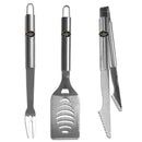 Licensed Sports Originals - Police 3pc BBQ Wrap-Tailgating & BBQ Accessories,BBQ Tools,3 pc Steel Tool SetSiskiyou Originals 3 pc Steel Tool Set-JadeMoghul Inc.
