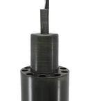 Lighting Light Lamp - 3" X 3" X 39" G Black Galvanized Iron Pendant Lamp HomeRoots