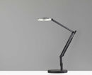 Lighting Light Lamp - 8.5" X 32" X 32.5" Black Metal LED Desk Lamp HomeRoots