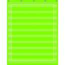 LIME POLKA DOTS 10 POCKET CHART-Learning Materials-JadeMoghul Inc.