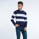 Liseaven 2017 New Autumn Winter Mens Long Sleeve T-Shirt O Neck Striped T Shirt for Men-Black-M-JadeMoghul Inc.