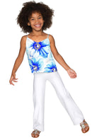 Little Aurora Ella V-Neck Camisole - Girls-Aurora-18M/2-White/Blue-JadeMoghul Inc.