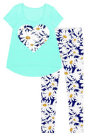 Little Daisyland Mary Set - Women-Daisyland-XS-Navy/White/Green-JadeMoghul Inc.