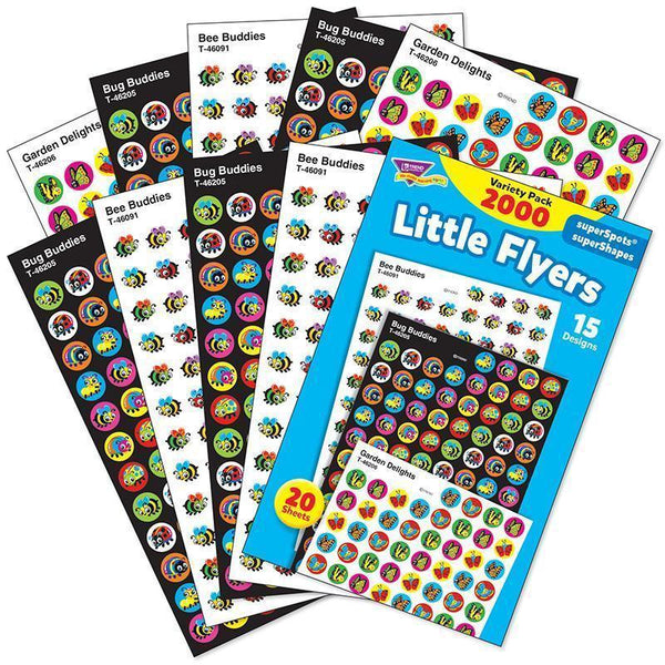 LITTLE FLYERS VARIETY PACK STICKERS-Learning Materials-JadeMoghul Inc.