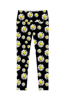 Little Oopsy Daisy Lucy Floral Performance Leggings - Women-Oopsy Daisy-XS-Black/White-JadeMoghul Inc.