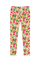 Little Rosarium Lucy Floral Performance Leggings - Women-Rosarium-XS-Pink/Yellow/Green-JadeMoghul Inc.