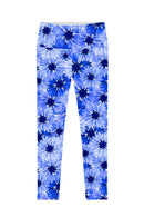 Little Wild Bloom Lucy Floral Performance Leggings - Women-Wild Bloom-XS-Blue-JadeMoghul Inc.