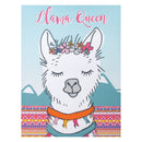 Llama Queen Canvas Wall Art-LLAMA-JadeMoghul Inc.