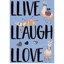 LLIVE LLAUGH LLOVE INSPIRE U POSTER-Learning Materials-JadeMoghul Inc.