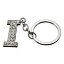 LNRRABC Fashion New Crystal Rhinestones Alphabet Keyring Initial Letter Key Ring Chain Unisex Keychain 26 Letters-I-JadeMoghul Inc.