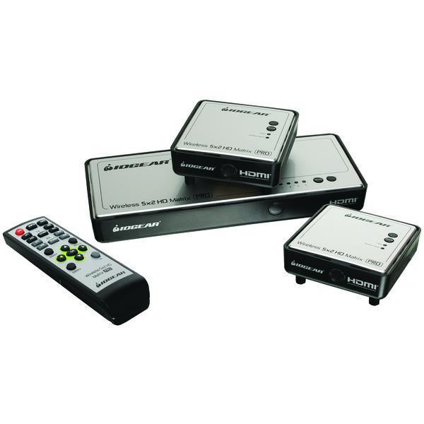 Long-Range 5 x 2 HDMI(R) Matrix Pro with Additional Receiver-A/V Distribution & Accessories-JadeMoghul Inc.