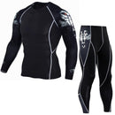 Long Sleeve Compression Multi-use Suit-Gray-S-JadeMoghul Inc.