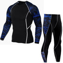 Long Sleeve Fitness Set / Compression Quick Dry Set-Photo Color-S-JadeMoghul Inc.