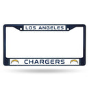 Cute License Plate Frames Los Angeles Chargers Colored Chrome Frame Navy