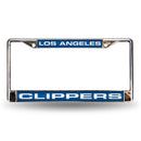 NBA Los Angeles Clippers Blue Laser Chrome Frame