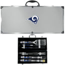 Los Angeles Rams 8 pc Tailgater BBQ Set-Tailgating Accessories-JadeMoghul Inc.