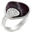925 Sterling Silver Rings LOS340 Silver 925 Sterling Silver Ring with CZ