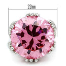925 Sterling Silver Rings LOS530 Silver 925 Sterling Silver Ring with CZ