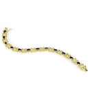 Gold Bracelet LOS602 Gold 925 Sterling Silver Bracelet with AAA Grade CZ