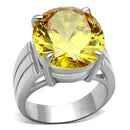 Silver Wedding Rings LOS677 Silver 925 Sterling Silver Ring with CZ