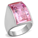 Silver Wedding Rings LOS695 Silver 925 Sterling Silver Ring with CZ
