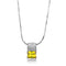 Sterling Silver Necklace LOS852 Rhodium 925 Sterling Silver Necklace