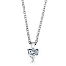 Silver Pendant Necklace LOS887 Rhodium 925 Sterling Silver Chain Pendant