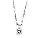 Silver Pendant Necklace LOS890 Rhodium 925 Sterling Silver Chain Pendant