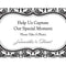 "Love Bird Damask" Disposable Camera Table Sign (Pack of 1)-Wedding Signs-JadeMoghul Inc.