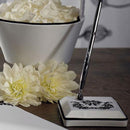 Love Bird Damask in Classic Black and White Pen with Base (Pack of 1)-Wedding Reception Accessories-JadeMoghul Inc.