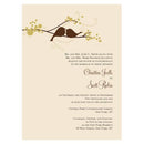 Love Bird Invitation Spring (Pack of 1)-Invitations & Stationery Essentials-Mocha Mousse-JadeMoghul Inc.
