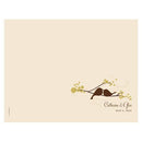 Love Bird Program Spring (Pack of 1)-Wedding Ceremony Stationery-Mocha Mousse-JadeMoghul Inc.