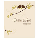 Love Bird Rectangular Label Spring (Pack of 1)-Wedding Favor Stationery-Grass Green-JadeMoghul Inc.