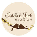 Love Bird Small Sticker Spring (Pack of 1)-Wedding Favor Stationery-Watermelon-JadeMoghul Inc.