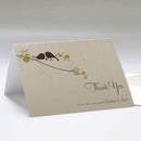 Love Bird Thank You Card Spring (Pack of 1)-Weddingstar-Mocha Mousse-JadeMoghul Inc.