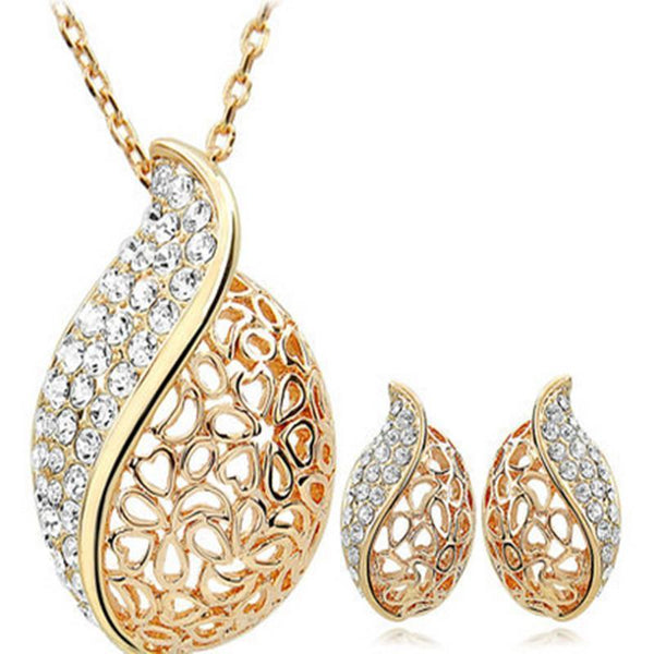 Love - Miss You Earrings - Necklace Jewelry Set--JadeMoghul Inc.