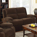 Loveseat Recliner, Dark Brown