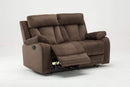 Loveseats Cheap Loveseats - 40" Modern Brown Fabric Loveseat HomeRoots